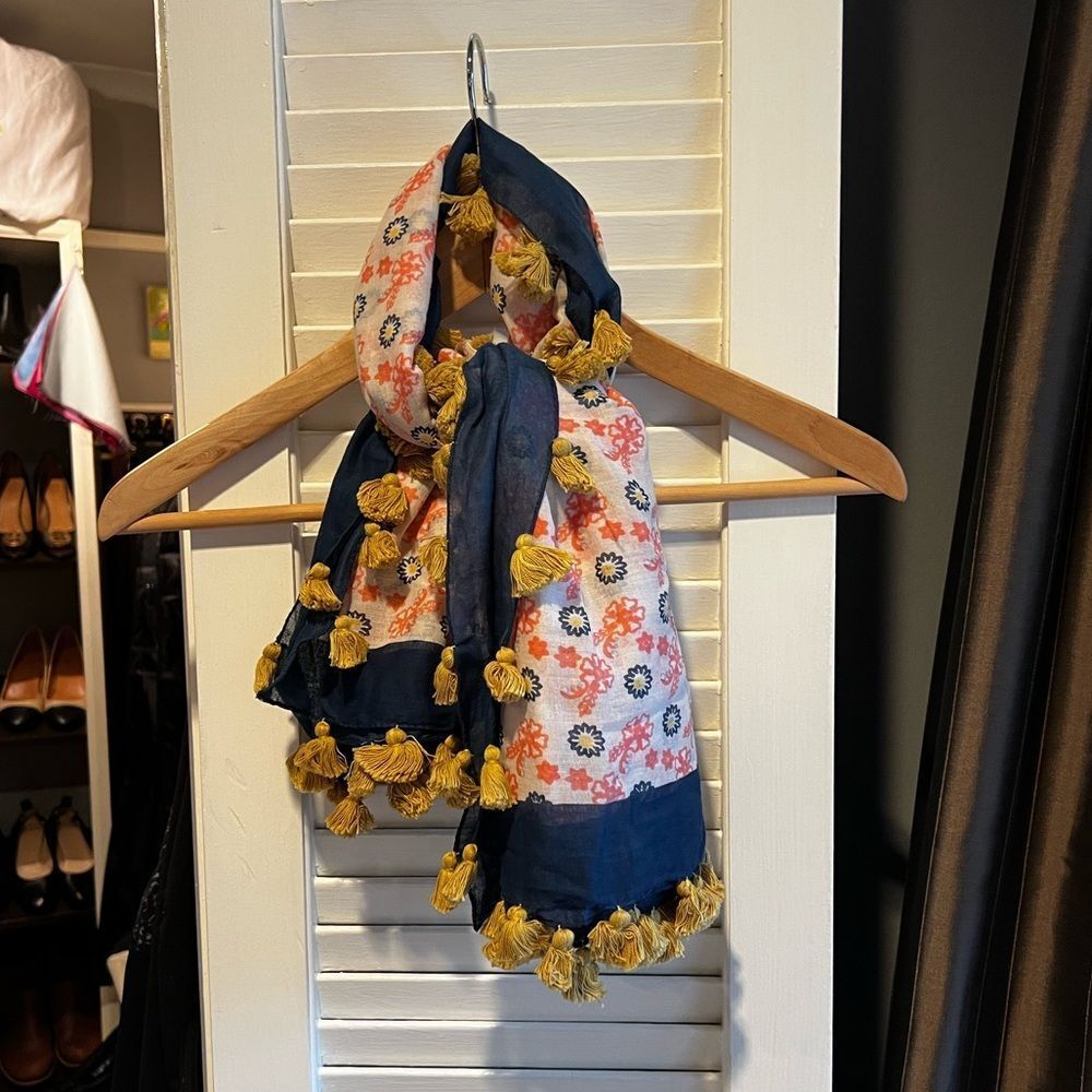 Anthropologie Style Tassel Scarf